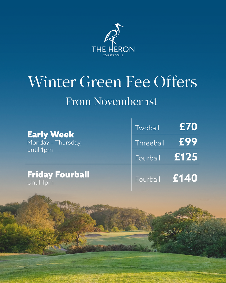 Green Fees at The Heron Golf Club in Brentwood